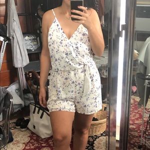 Floral White Romper from Boutique